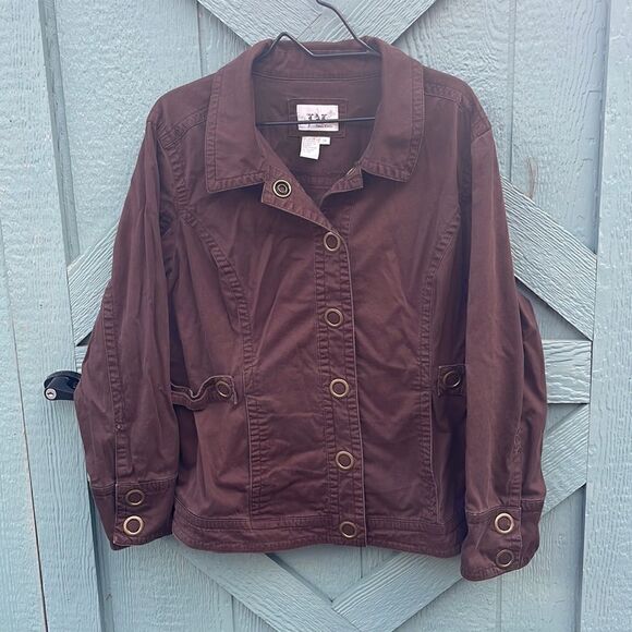 Live a Little Brown Jacket - Picture 1 of 3